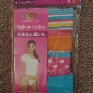 Fruit of the Loom Kids' Vibrant String Bikinis
